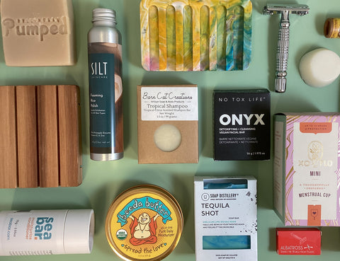 Plastic-free personal care items